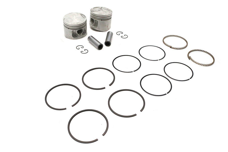 V-Twin Manufacturing Replica 883cc 3 Piston Set.005 Oversize - additional view 4