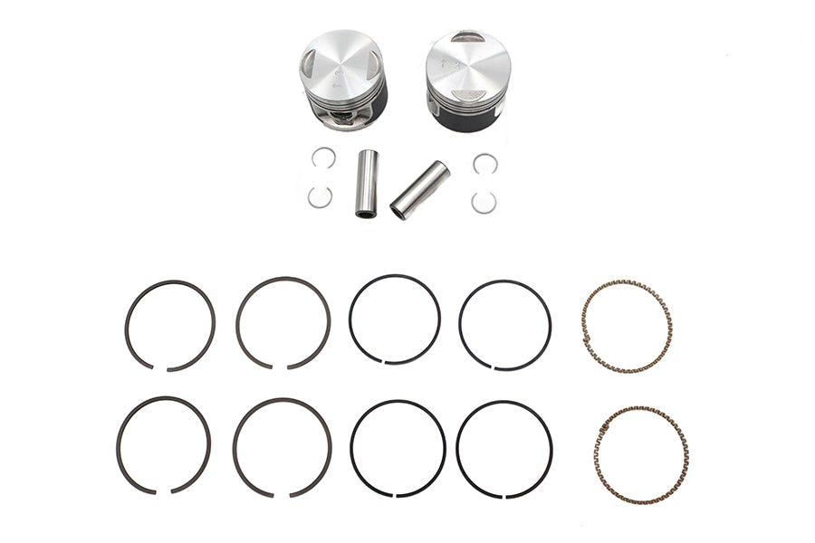 V-Twin Manufacturing Replica 883cc 3 Piston Set.010 Oversize - additional view 2