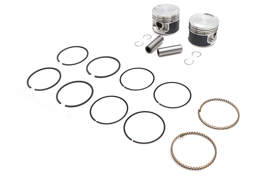 V-Twin Manufacturing Replica 883cc 3 Piston Set.010 Oversize - additional view 3