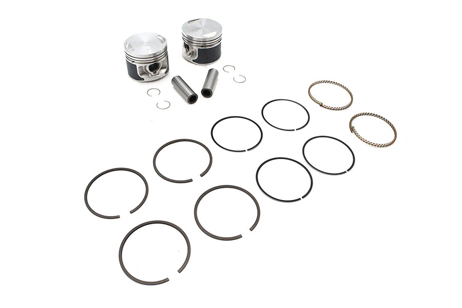 V-Twin Manufacturing Replica 883cc 3 Piston Set.010 Oversize - additional view 4