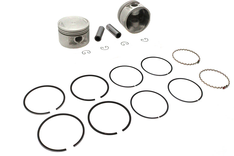 V-Twin Manufacturing Replica 1200cc 3-1/2 Piston Set.005 Oversize - additional view 3
