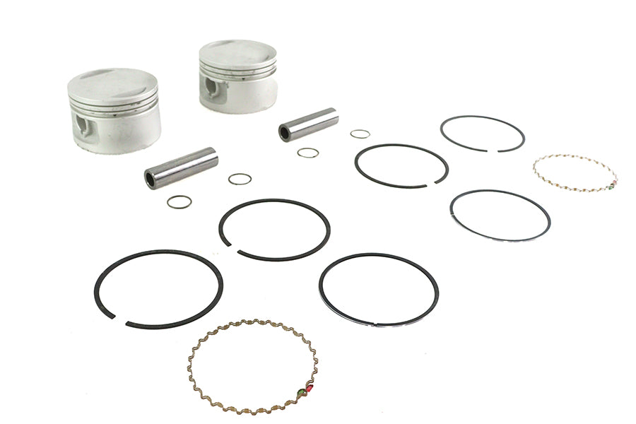 V-Twin Manufacturing Replica 1200cc 3-1/2 Piston Set.030 Oversize - additional view 2