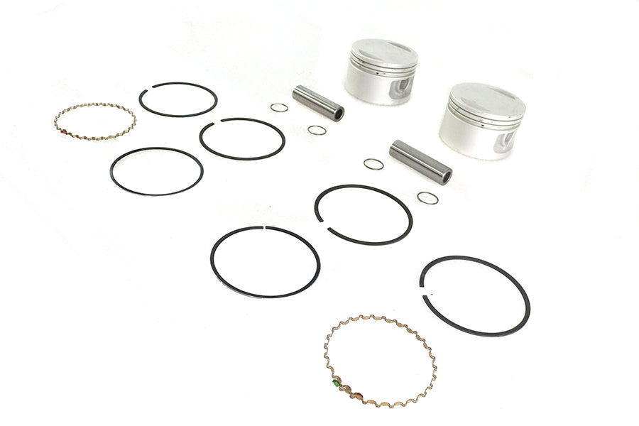 V-Twin Manufacturing Replica 1200cc 3-1/2 Piston Set.030 Oversize - additional view 3
