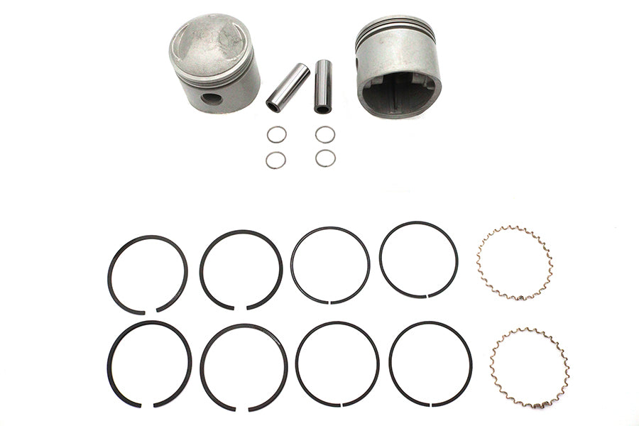 V-Twin Manufacturing 61 Overhead Valve 3-5/16" Piston Set.020 Oversize - additional view 2