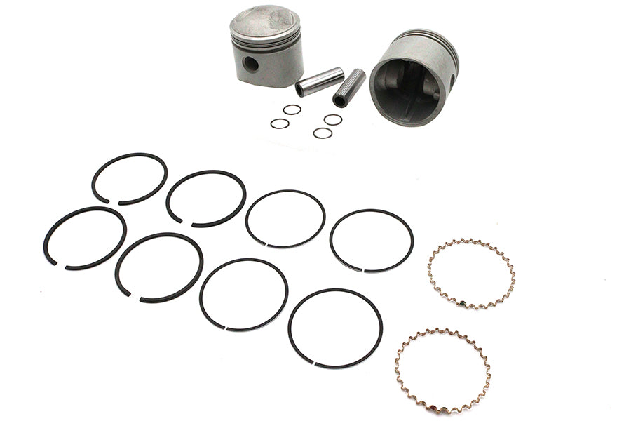 V-Twin Manufacturing 61 Overhead Valve 3-5/16" Piston Set.030 Oversize - additional view 4