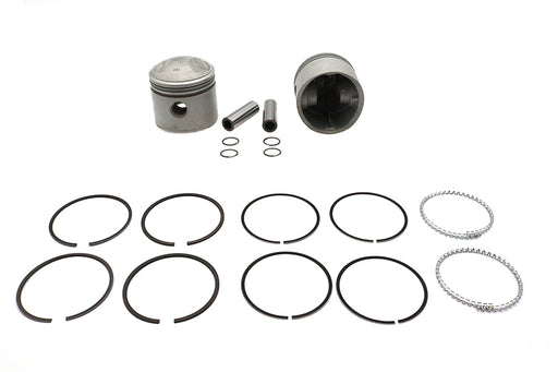 V-Twin Manufacturing Replica 74 Overhead Valve 3-7/16" Piston Set.050 Oversize