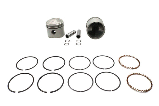 V-Twin Manufacturing 74 Overhead Valve 3-7/16" Piston Set Standard Size