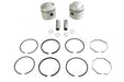 V-Twin Manufacturing 74 Overhead Valve 3-7/16" Piston Set.030 Oversize