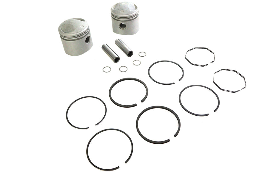 V-Twin Manufacturing 74 Overhead Valve 3-7/16" Piston Set.060 Oversize - additional view 4