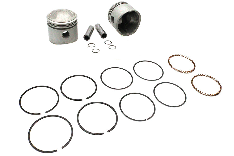 V-Twin Manufacturing Replica 80 Overhead Valve 3-1/2" Piston Set.020 Oversize - additional view 3