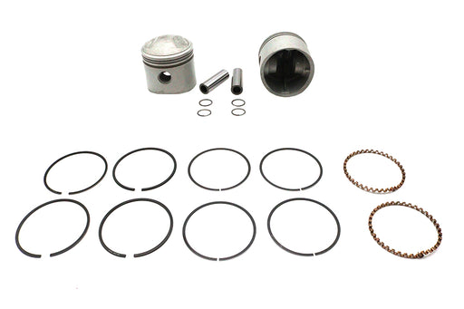 V-Twin Manufacturing Replica 80 Overhead Valve 3-1/2" Piston Set.020 Oversize