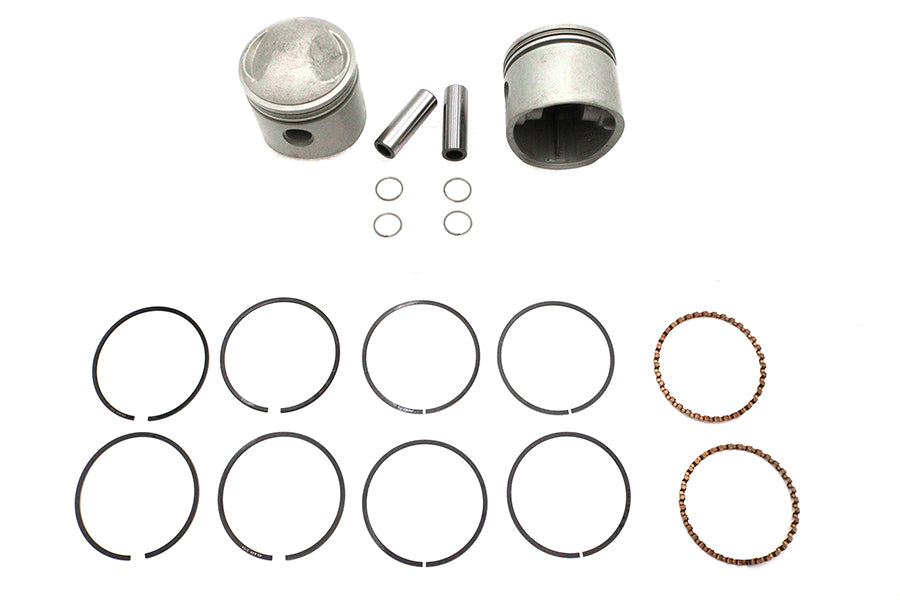 V-Twin Manufacturing Replica 80 Overhead Valve 3-1/2" Piston Set.020 Oversize - additional view 2
