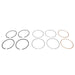 95 Big Bore Twin Cam Piston Ring Set.010" - Hastings Rings 2M5538S-010 - Big Twin 0+