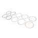 95 Big Bore Twin Cam Piston Ring Set.010" - Hastings Rings 2M5538S-010 - Big Twin 0+