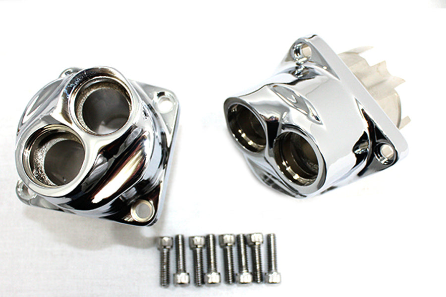 V-Twin Manufacturing Evolution Tappet Block Set Chrome - additional view 3