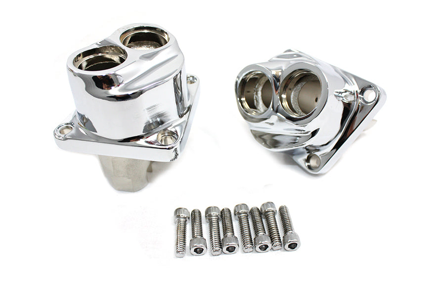 V-Twin Manufacturing Evolution Tappet Block Set Chrome - additional view 4