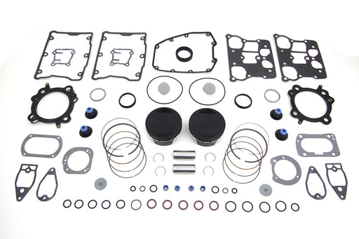 Wiseco 103 Twin Cam Flat Top Piston Kit Standard - additional view 2