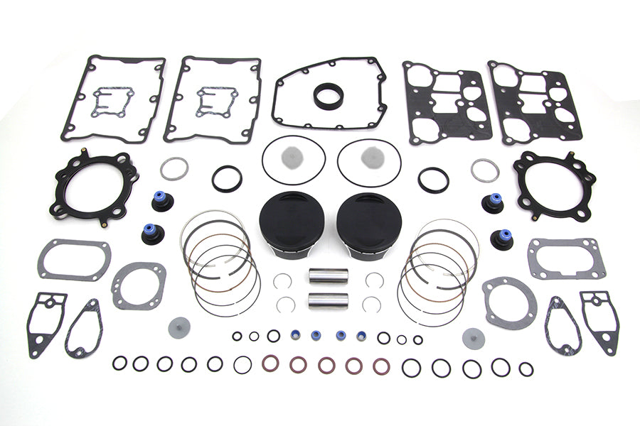 Wiseco 103 Twin Cam Flat Top Piston Kit Standard - additional view 2