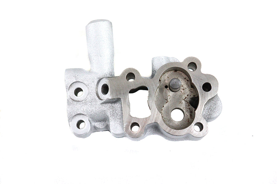V-Twin Manufacturing Knucklehead Oil Pump Body Silver