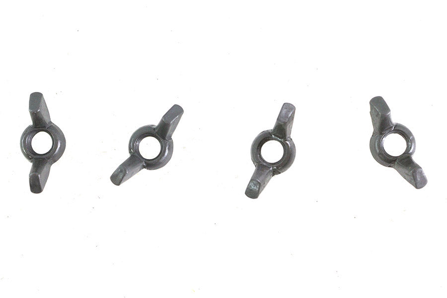 V-Twin Manufacturing Parkerized 6 Volt Battery Rod Wing Nuts