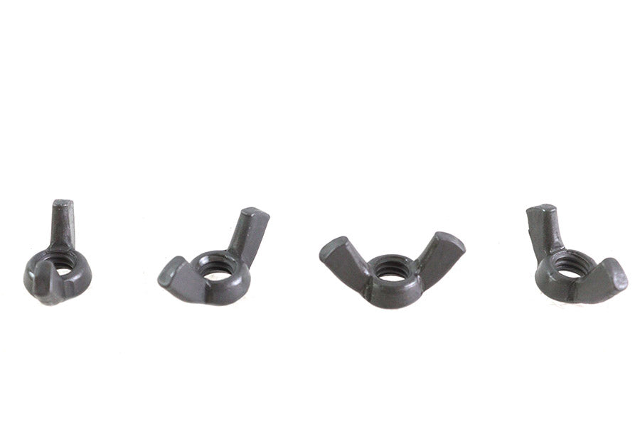 V-Twin Manufacturing Parkerized 6 Volt Battery Rod Wing Nuts - additional view 2