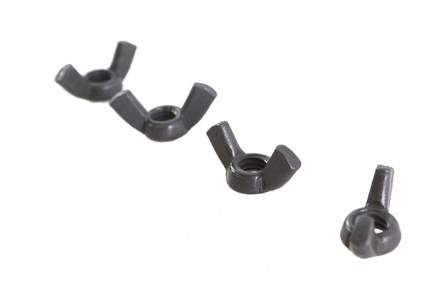 V-Twin Manufacturing Parkerized 6 Volt Battery Rod Wing Nuts - additional view 3