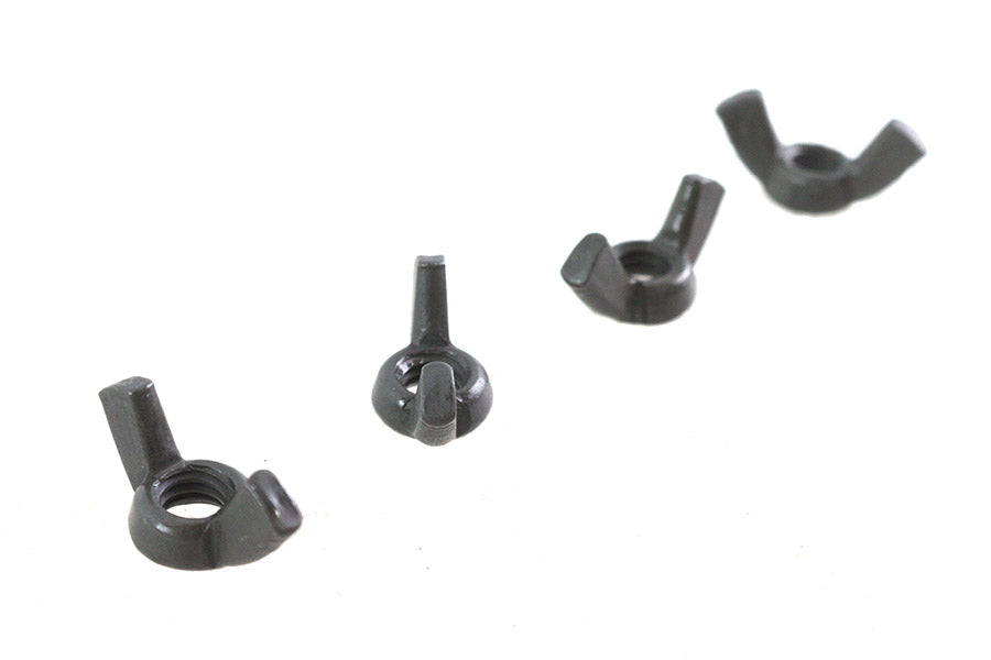 V-Twin Manufacturing Parkerized 6 Volt Battery Rod Wing Nuts - additional view 4