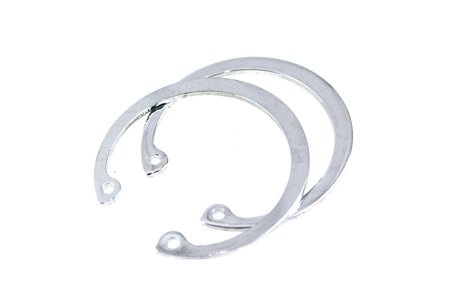 V-Twin Manufacturing Wheel Hub Bearing Snap Ring Set Chrome - additional view 2