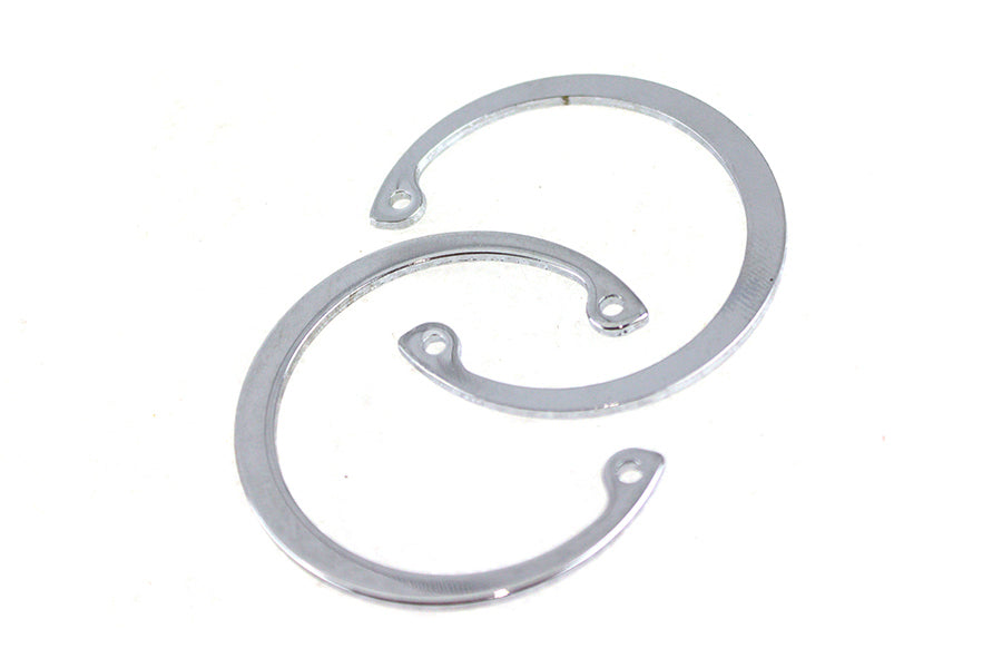 V-Twin Manufacturing Wheel Hub Bearing Snap Ring Set Chrome - additional view 3