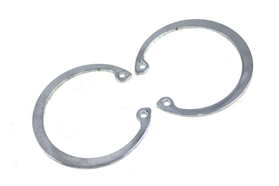 V-Twin Manufacturing Wheel Hub Bearing Snap Ring Set Chrome - additional view 4