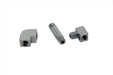 V-Twin Manufacturing Chrome Oil Gauge Fitting Kit