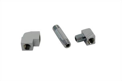 V-Twin Manufacturing Chrome Oil Gauge Fitting Kit - additional view 2