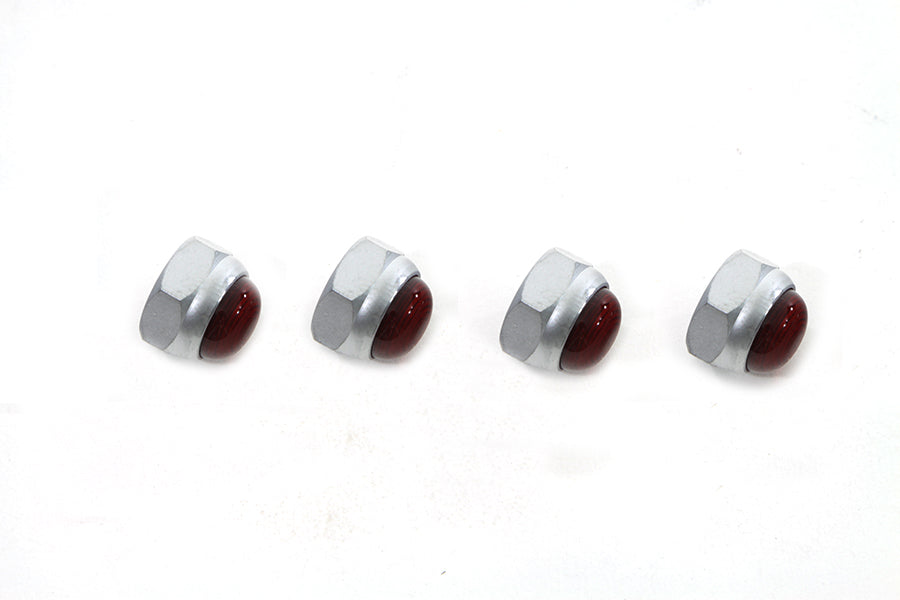 V-Twin Manufacturing Satin Rocker Arm Shaft End Caps - additional view 2