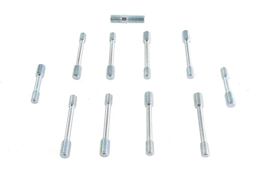 V-Twin Manufacturing Rocker Box Cover Zinc Finish Stud Set