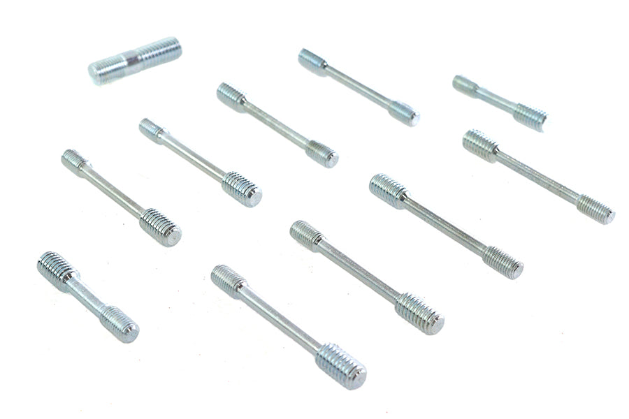 V-Twin Manufacturing Rocker Box Cover Zinc Finish Stud Set - additional view 2