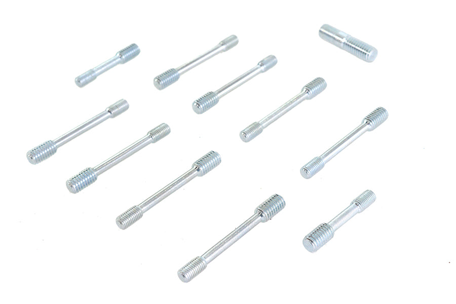 V-Twin Manufacturing Rocker Box Cover Zinc Finish Stud Set - additional view 3
