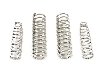 V-Twin Manufacturing Replica Spring Fork Spring Set Nickel Plated