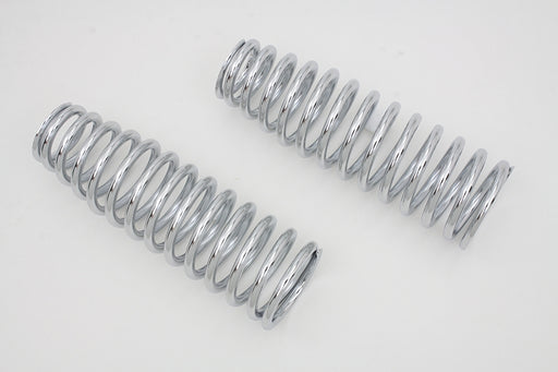 V-Twin Manufacturing Chrome Upper Spring Fork Springs - additional view 2