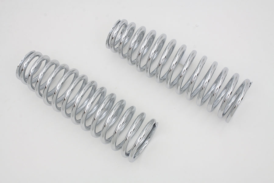 V-Twin Manufacturing Chrome Upper Spring Fork Springs - additional view 2