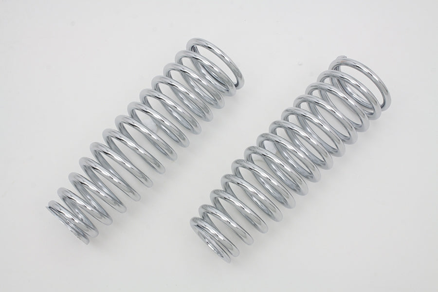 V-Twin Manufacturing Chrome Upper Spring Fork Springs - additional view 3