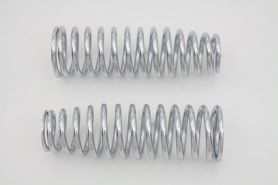 V-Twin Manufacturing Chrome Upper Spring Fork Springs - additional view 4