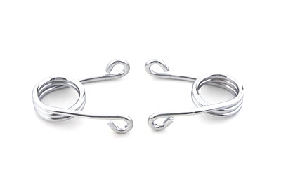 V-Twin Manufacturing Chrome 2 Hair Seat Spring Set - additional view 2