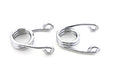 V-Twin Manufacturing Chrome 2 Hair Seat Spring Set