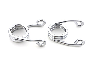 V-Twin Manufacturing Chrome 2 Hair Seat Spring Set
