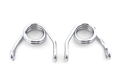 V-Twin Manufacturing Chrome 3-1/2 Hair Seat Spring Set