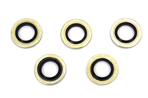 V-Twin Manufacturing Banjo Bolt Washer with O-Ring 10mm - additional view 2