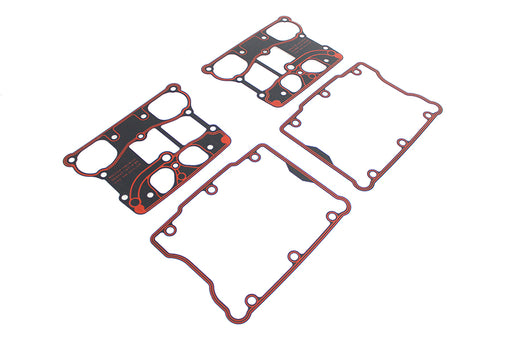 V-Twin Manufacturing Twin Cam Rocker Box Gasket Set - additional view 2