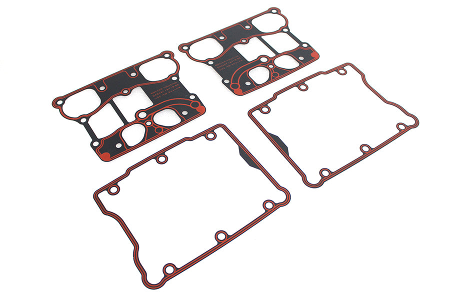 V-Twin Manufacturing Twin Cam Rocker Box Gasket Set - additional view 4