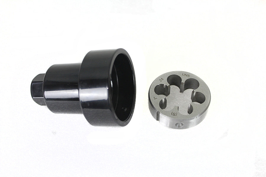 V-Twin Manufacturing Universal Fork Stem Die Tool With Holder - additional view 2
