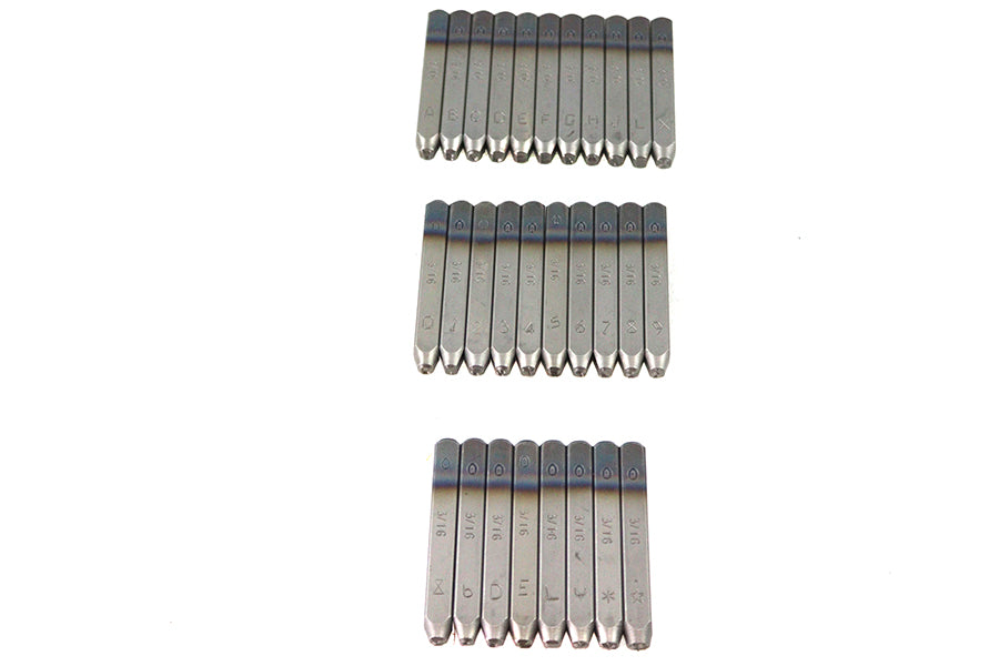 V-Twin Manufacturing Motor Number Stamp Set